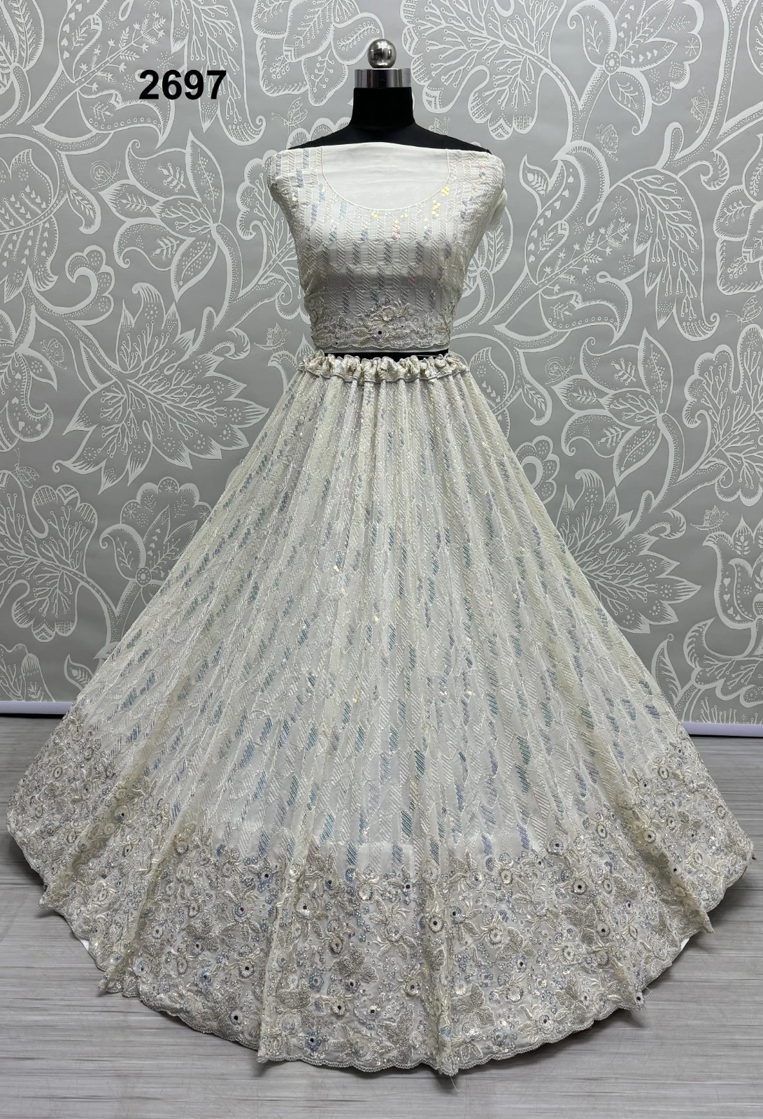 Anjani Art 2697 Georgette Wholesale Lehenga — Wholesale Lehenga, MPA wholesale from Surat — view 5
